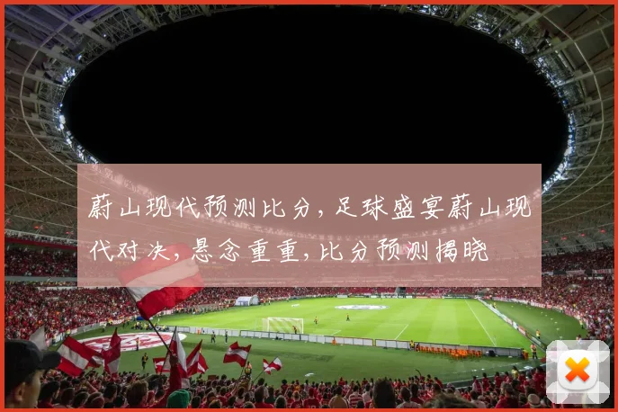 蔚山现代预测比分,足球盛宴蔚山现代对决,悬念重重,比分预测揭晓